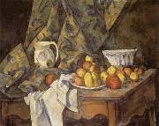 Still Life with Apples and Peaches Paul Cezanne